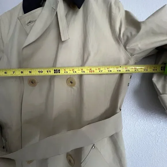 Y's Yohji Yamamoto ARCHIVE Womens Trench Coat Jacket Size 4 Made in Japan - Picture 10 of 10